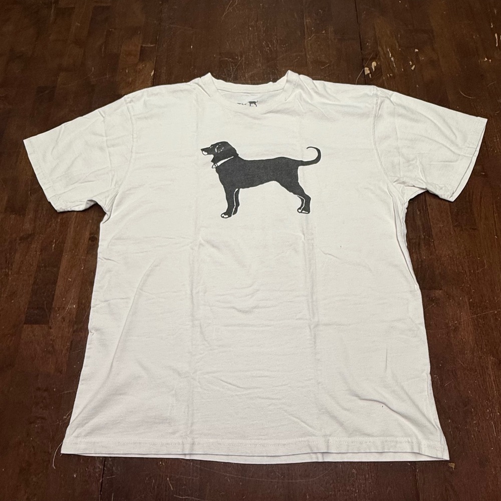 The Black Dog T-Shirt Mens Large White Martha's Vineyard 2017 Graphic Tee
